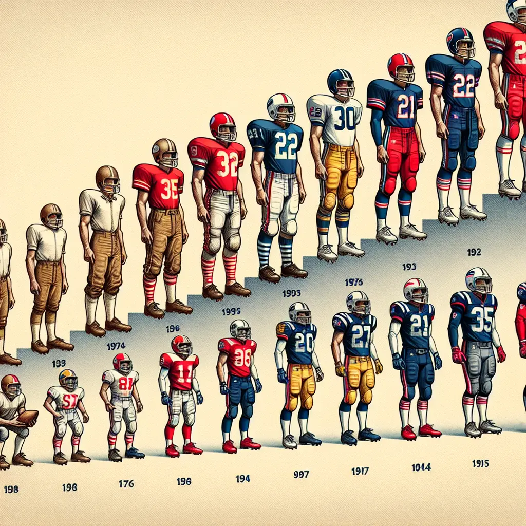 The Evolution of NFL Uniforms Over the Decades